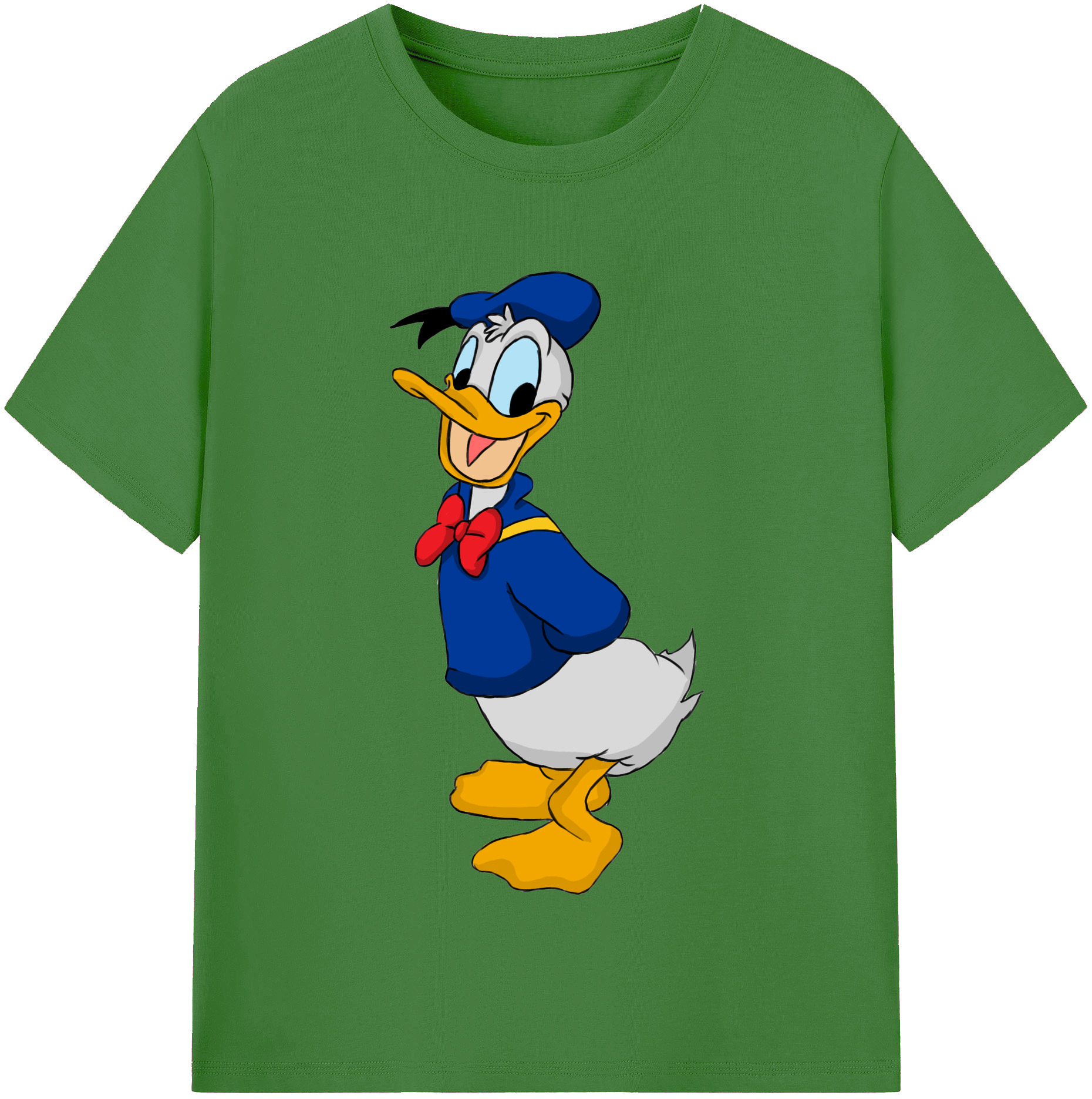 （画像用） ミッキーマウス Mickey Mouse レディースカジュアルプリントTシャツ（綿100％）